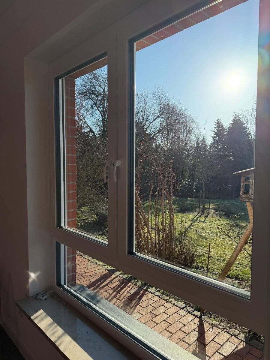 Fenster mit Gartenblick – nachher